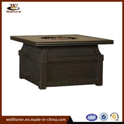 Home Outdoor Modern Leisure Wicker Garden Furniture Fire Pit