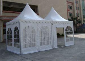 Aluminum Pagoda Pop-up Quad Tent for Event 6X6