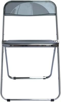 Steel Frame with Black Finish Folding Chair