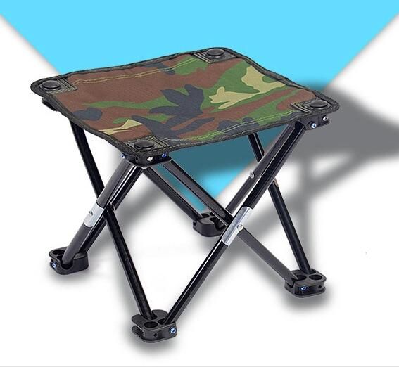 600d Portable Ultra-Light Iron Fishing Stool Folding Stool