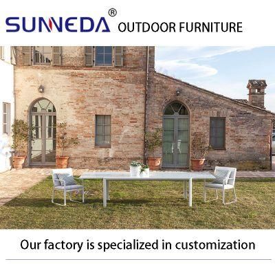 Italian Style Leisure Luxury Modern New Concept Outdoor Garden Chair Set