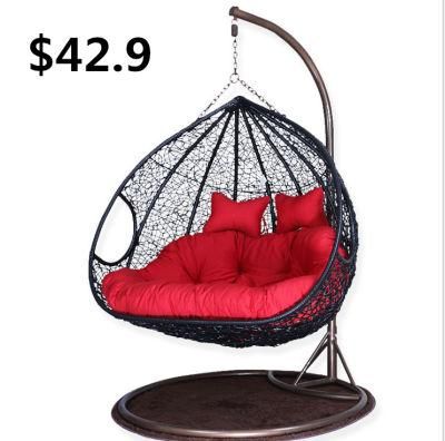 2020 New Rattan Patio Egg Furniture Hanging Outdoor Swing Chair