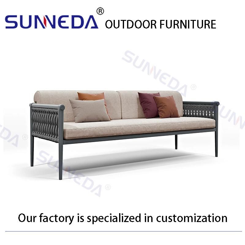 Factory Supply High Quality Comfortable Home Aesthetic Style Outdoor Sofa Set