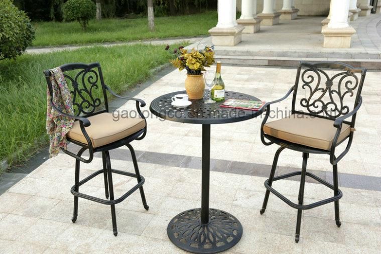 Fendias Homes and Gardens 3-Piece Cast Aluminum Bistro Set Outdoor Furniture