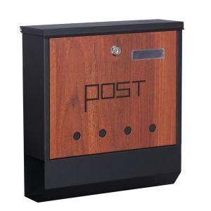 Galvanized Sheet UV Wood Grain Custom Outdoor Mailbox