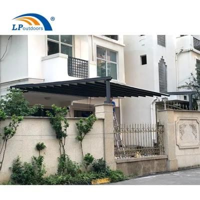 Outdoor Garden Furniture Courtyard Pergola Private Customized Sunshade and Rainproof Retractable Canopy Patio Structure