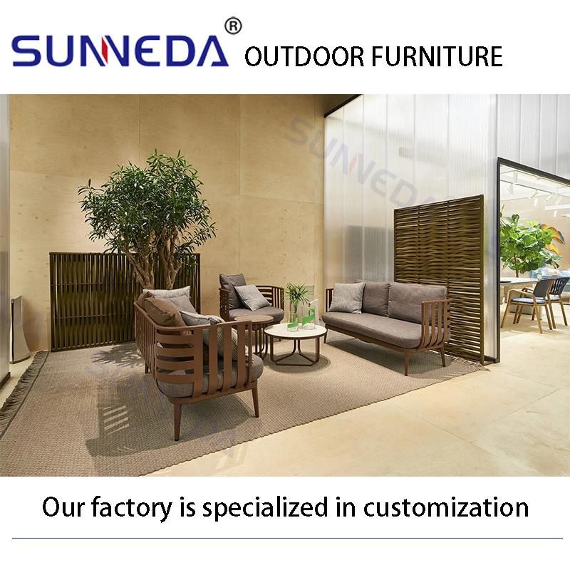 All Weather Best Selling Comfortable Durable Courtyard Lawn Furniture Set