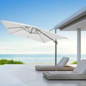3*4m Square Big Outdoor Garden Cantilever Sun Patio Umbrella Parasol Duty Heavy Patio Roma Umbrella