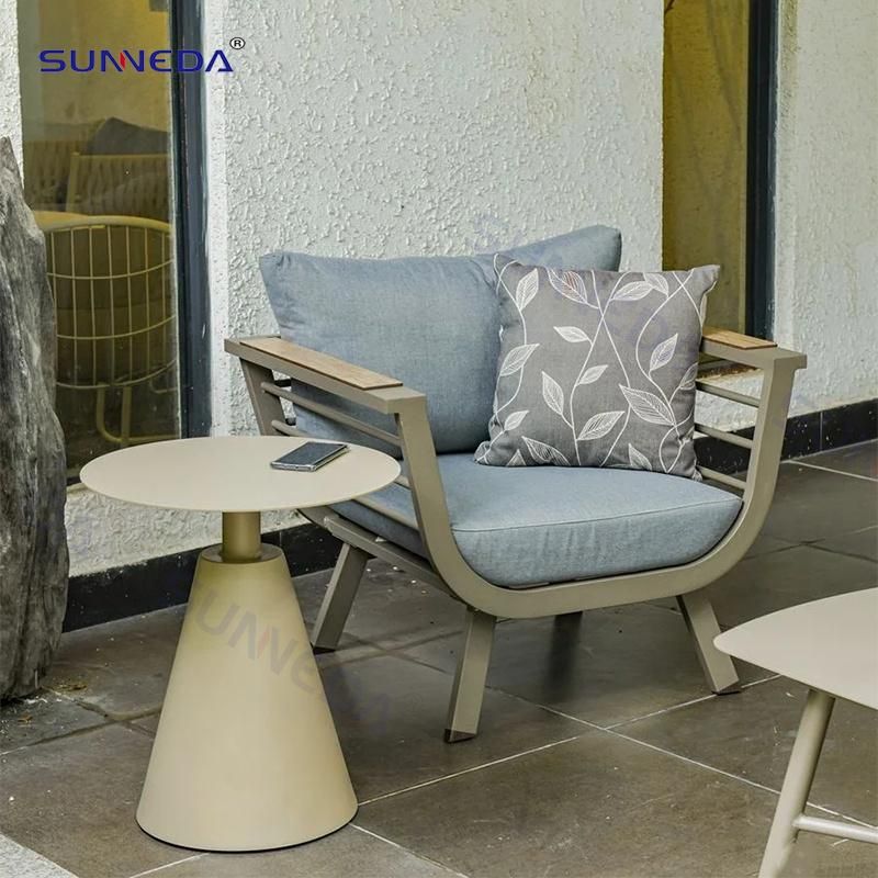 Outdoor Garden Furniture Patio Luxury Leisure Aluminum Sofa Set