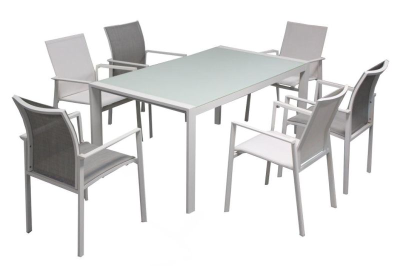 Outdoor Furniture Aluminum Textilene Table