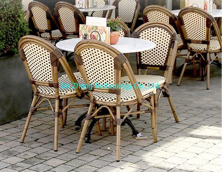 Paris Patio Leisure Sunshine Bistro Style Outdoor Dining Rattan Garden Chair Set