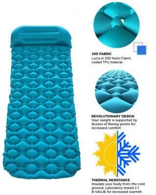 Camping Ultralight Sleeping Pads for Backpacking, Hiking Camp Sleep Pad, Lightweight Air Mattress