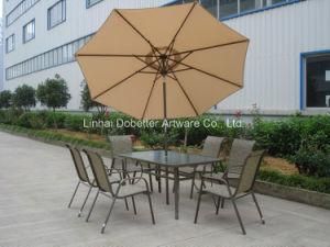 Steel Patio 8PCS Textilene Set