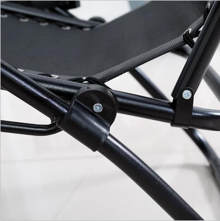 Adjustable Metal Frame Chair Public Patio Furniture Outdoor Folding Chair