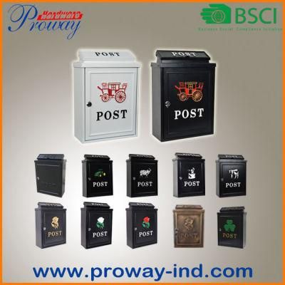 New Design Mail Box with Colorful Parttern Pw-551