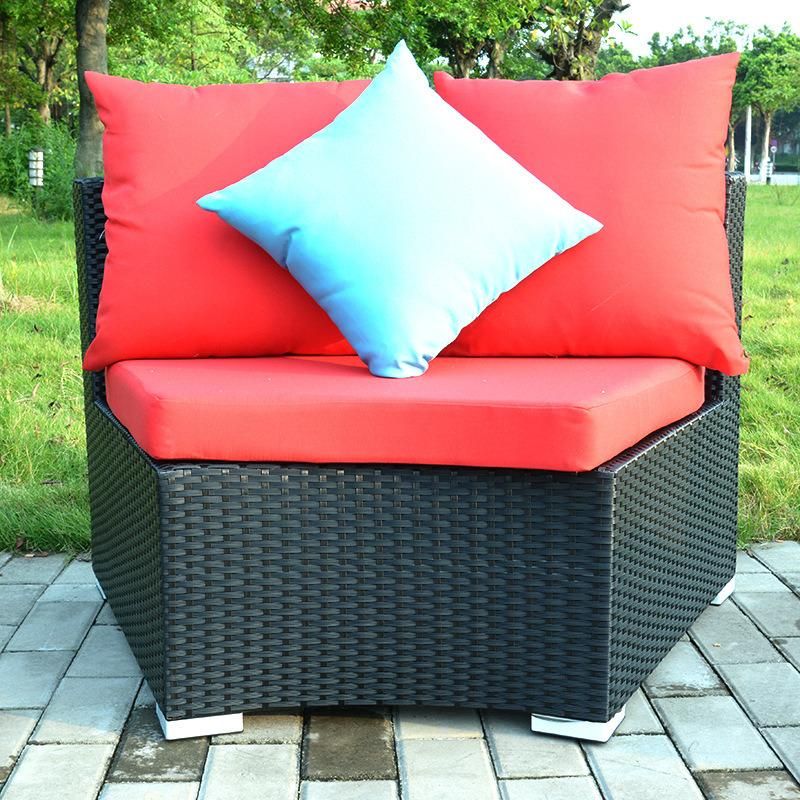 Aluminum Alloy Frame U Shape Leisure Living Room Furniture L Shape Sofa