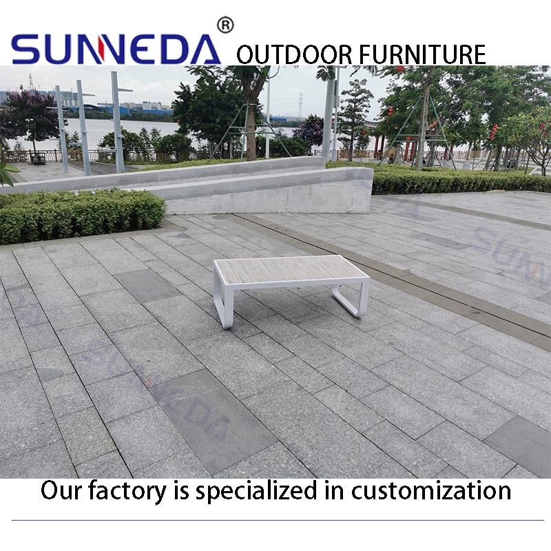 White Color Aluminum Frame Outdoor Garden Furniture