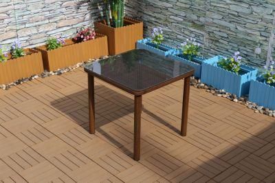 Hotel Modern Restaurant Outdoor Garden Furniture Patio Dining Table