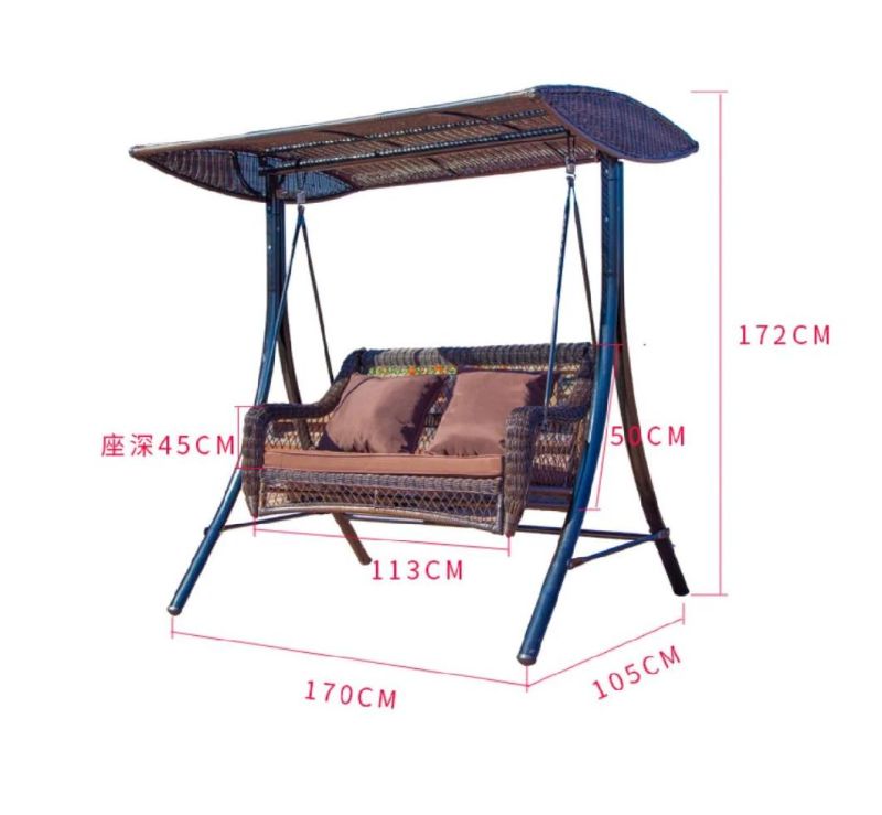Swing Outdoor Balcony Home Double Courtyard Garden Rocking Chair