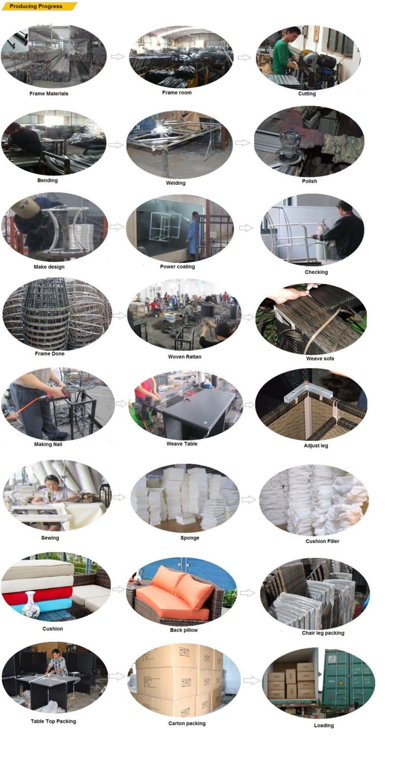 Wholesale Waterproof Rattan Outdoor Garden Patio Wicker Bistro Sofa Furniture