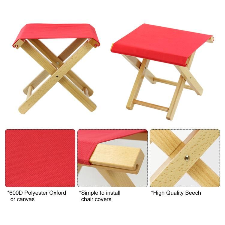 Outside BBQ Easy to Fold Wooden Chair