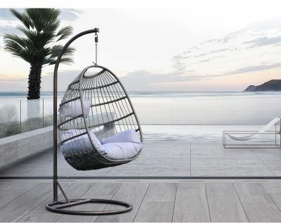 Outdoor Furniture Steel Wicker Hanging Garden Patio Swings Chair