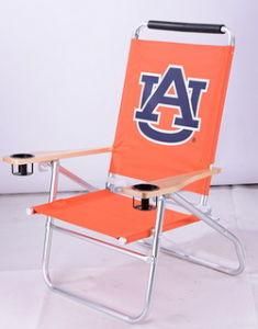Folding Chair with Wood Armrest