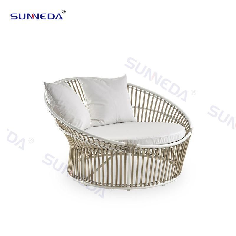 Modern Rattan Aluminum Sunlounge Outdoor Garden Daybed