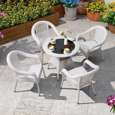 Outdoor Furniture Villa Hotel Garden Leisure Table and Chair