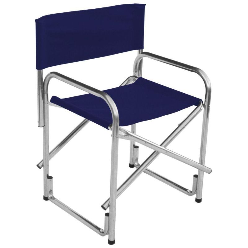 High Quality Durable Fabric Director Chair, Folding Director Chair with Tall Legs, Folding Beach Chair for Camping