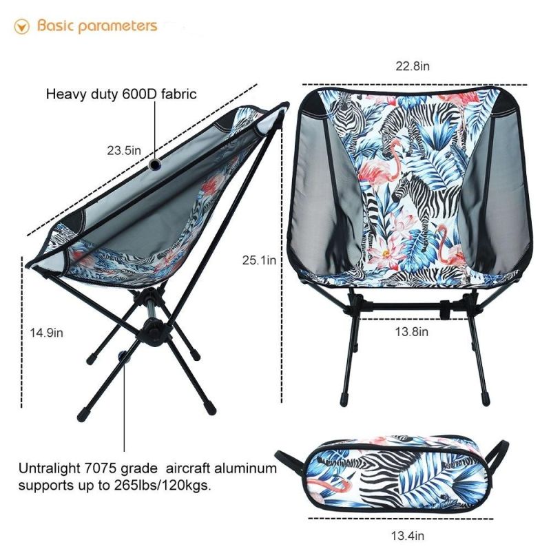 Aluminium Portable Target Folding Ground Beach Carry Chair