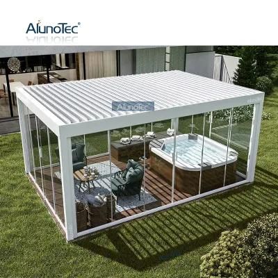 High Quality Maintenance Free Sunshade Awning Garden Modern Pergola Environmental Aluminum Bioclimatic Pergola