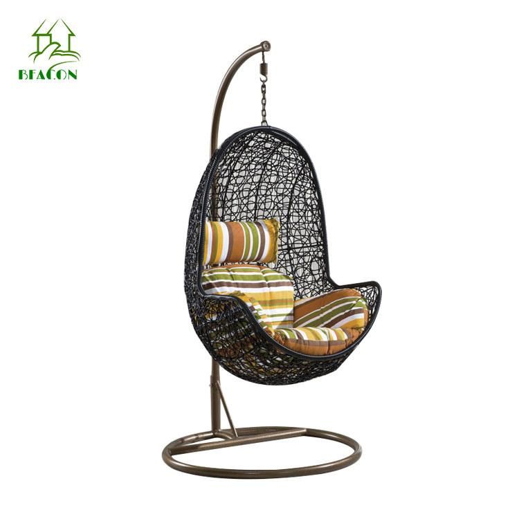 Young Style Modern Design Hotel Courtyard Backyard Hanging Swing Chair