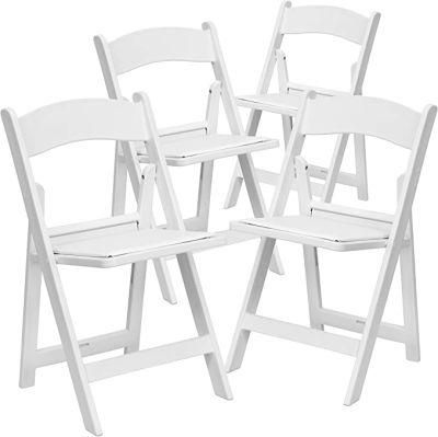 White Resin Comfortable Event Light Weight Folding Chair
