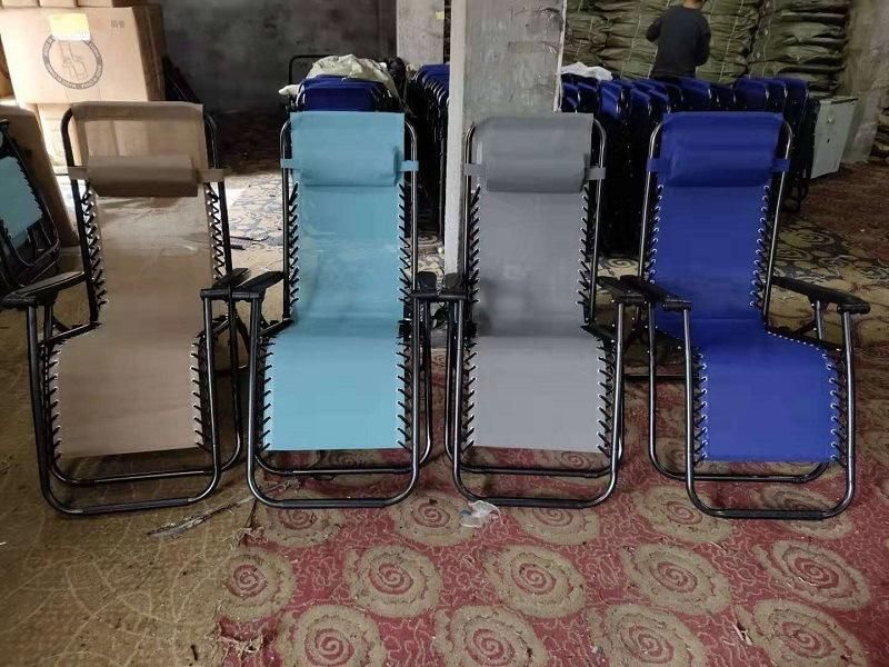 Outdoor Zero Gravity Lounge Folding Chair for Indoor Outdoor Leisure