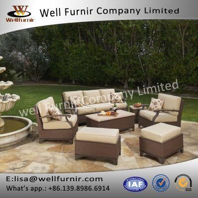 Well Furnir Wicker 7PC Deep Seating (WF-17078)