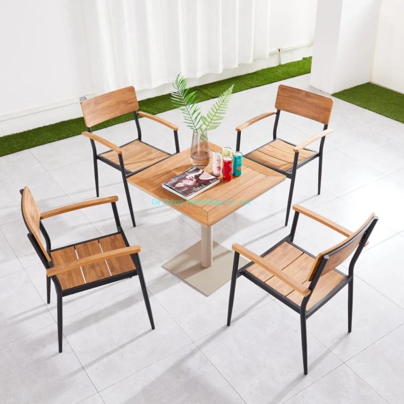 Coffee Shopmexico Aluminium Outdoor Chair Olive Colorful Garden Dining Sets Polywood Chair Aluminum Furniture European Outdoor Chair