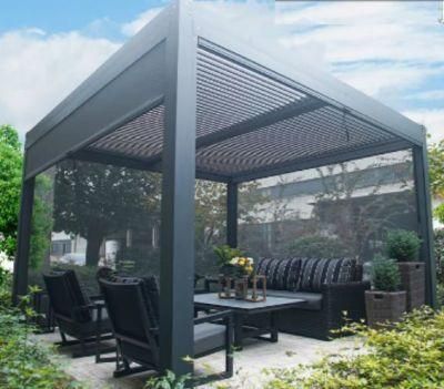 outdoor Waterproof Comforable Fitted Garden Pandora Leaf Aluminum Pergola for Patio Cover