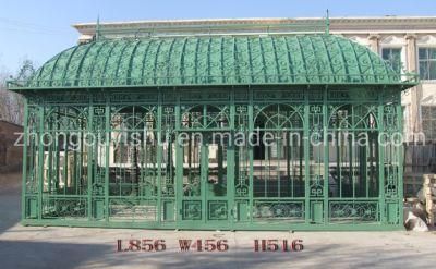 Garden Decoration Hand-Made Forged Iron Gazebo Conservatory