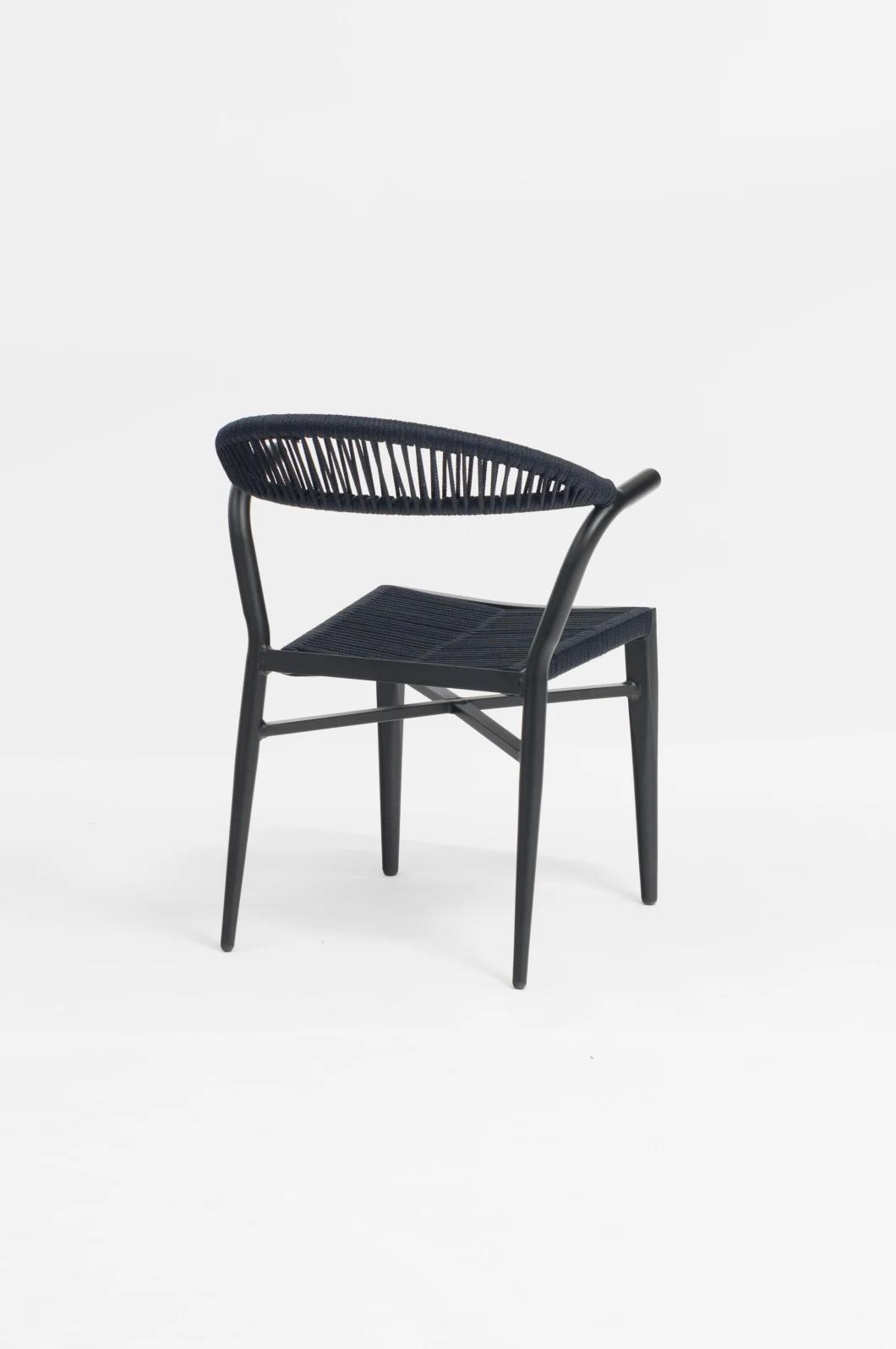 Outdoor Textile Weaving Armrest Chair