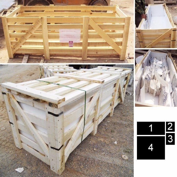 Yellow Marble Carving Gazebo for Garden Decoration