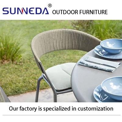 All Weather Comfortable Customize Durable Popular Stack Structure Chair Set