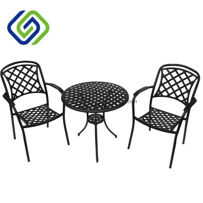 Oval Garden Dining Table Cast Aluminium Patio Dining Table Furniture Sets