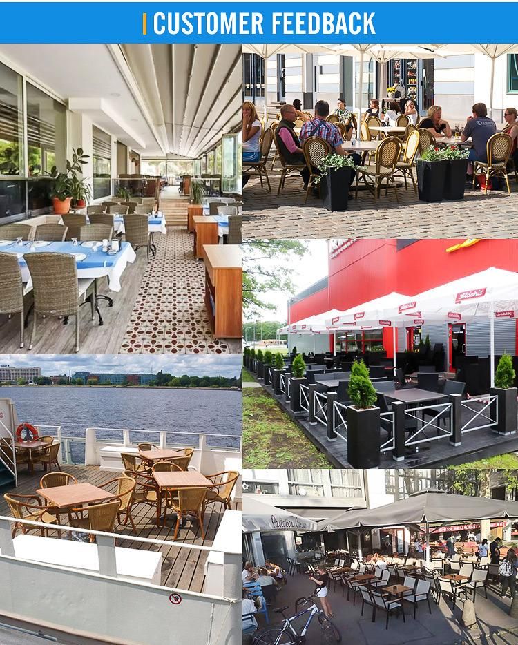 4 Seater Aluminum Outdoor Bar Furniture Table Set