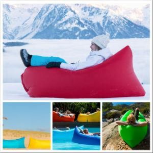 Quality Nylon Ripstop Inflatable Air Sleeping Sofa Lazy Bag Lounges