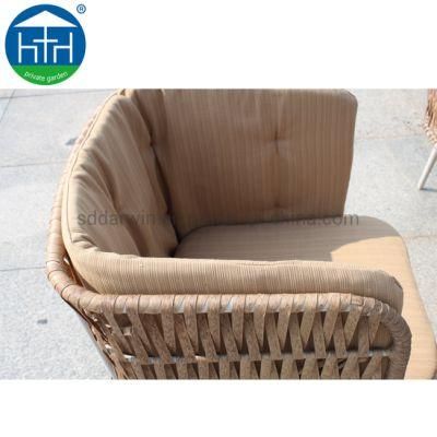 Outdoor Aluminium Furniture Lounge Set Garden Dining Armrest Mesh Low Chair