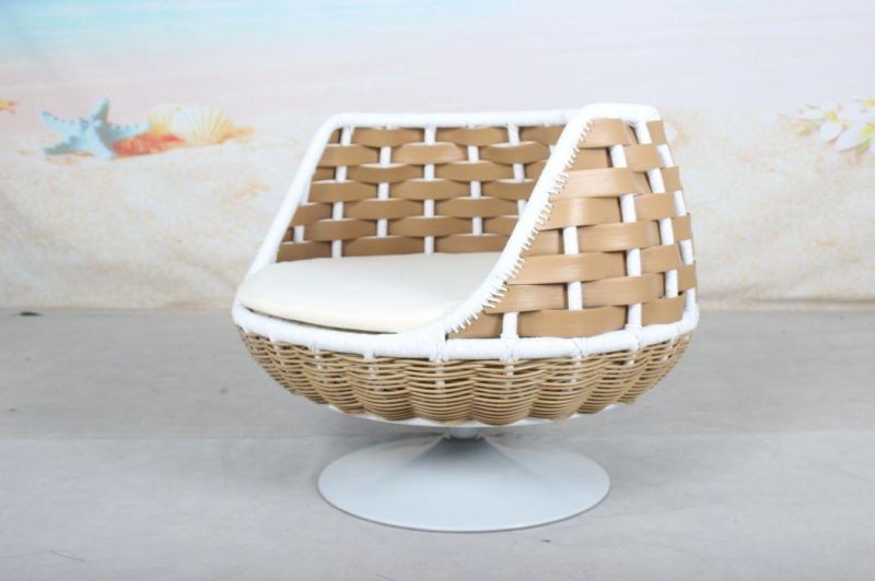 Leisure Chair Swing Chair with Stainless Steel Base Outdoor Furniture Garden Chair