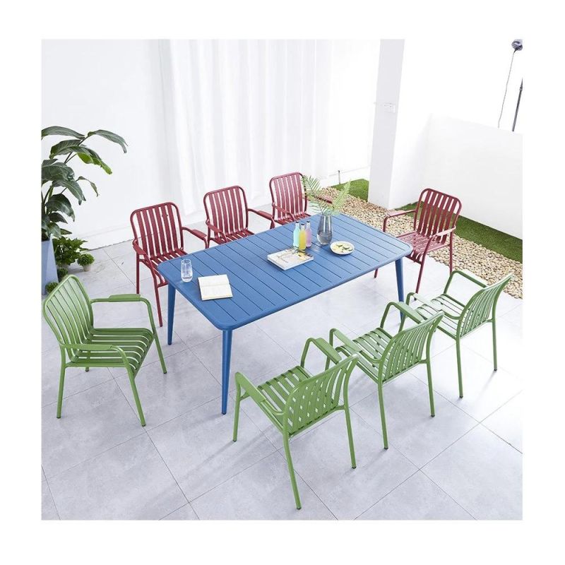 High Quality Chinese Manufactued Aluminum Leisure Anti- Rusty Outdoor Table