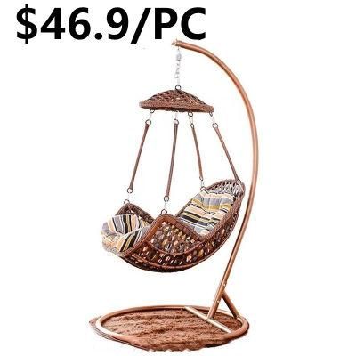 Cheap Indoor Terrace Garden Hotel Patio Single Hanging Swing Chair