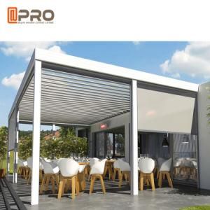Customized Modern Electric Louvered Roof Aluminum Garden Pergola